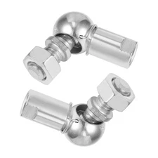 CS10 Rod End Ball Bearing Stud Right-Hand M6x1.0 Carbon Steel for Industry,4pcs