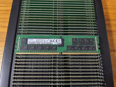 Samsung 32gb PC4-2933Y 2Rx4 DDR4 ECC RDIMM Reg Server Memory M393A4K40CB2-CVF - Image 1 of 4