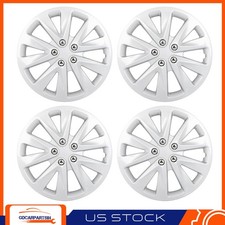 15 Set Of 4 Universal Hub Caps Full Wheel Covers Snap-on For R15 Tires 15 Set Of 4 Universal Hub Caps Full Wheel Covers Snap-on For R15 Tires