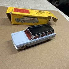 Dinky Fiat 1800 Familiale #548 Vintage 1960s Meccano France w/ Box NM Blue/Black