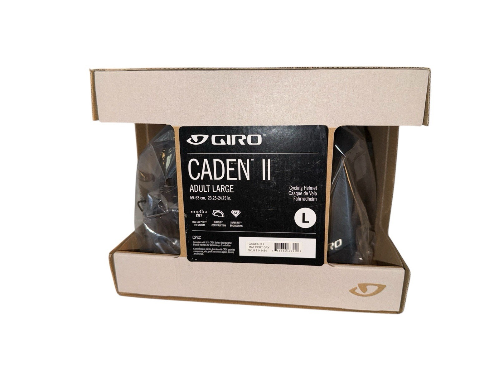 Giro Caden II Adult Large Cycling Bicycle Bike Helmet Mat Po