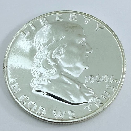 1960 Franklin Half Dollar- Choice Gem Brilliant Uncirculated+ #6815