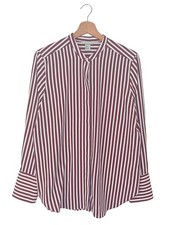 H&M Camicia a maniche lunghe Donna Camicia elegante Taglia IT 44 bianco-carminio