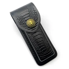 Leather Knife Sharpening Holder Folding Knife Storage Tool for Swiss Army Knife