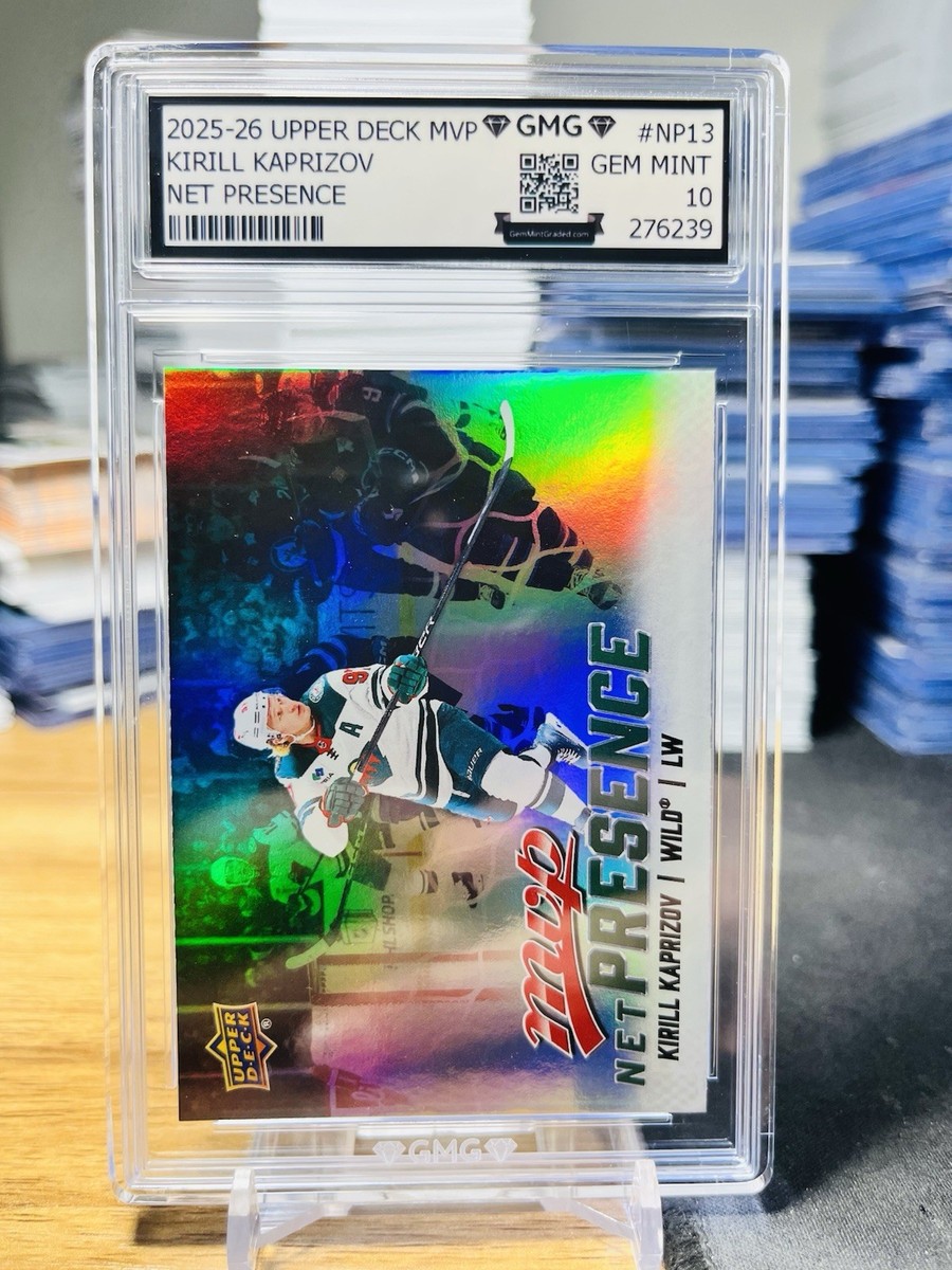 2025-26 Upper Deck MVP Kirill Kaprizov Net Presence GMG Graded 10