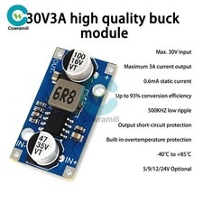 10pcs 6V-30V to 5V 9V 12V 3A Mini DC Volt Step Down Power Converter Buck Module
