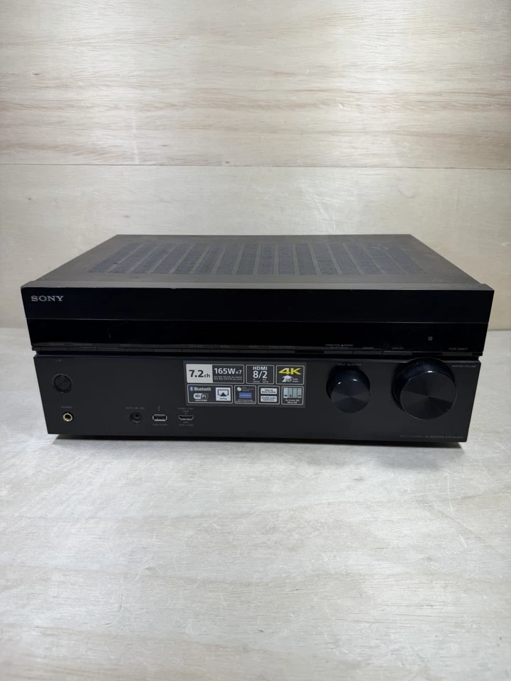 Sony STR-DN1040 7.2-Channel 4K Wi-Fi / Bluetooth AirPlay Receiver (no remote) - Image 2 of 4