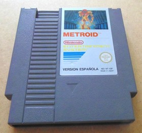 metroid espagnol jeu original nintendo nes version pal