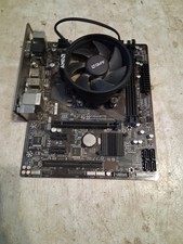 used ryzen 5 1600x asrock a320m motherboard cpu combo