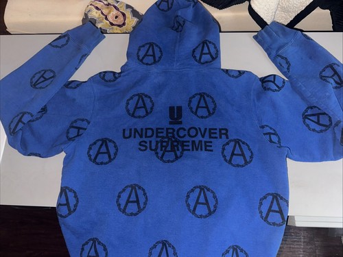 Supreme Undercover Hoodie Size Small Blue and Black Pre-Owned