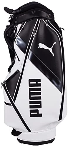 Bolsa de carrito de golf Puma Keiryo para hombre con bloqueo de color en Puma negro/blanco brillante Foto 3 de 4