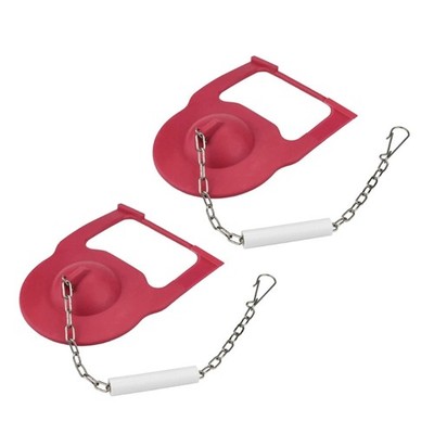 2Pcs Toilet Flapper Replacement Universals Rubber Toilet Flapper Water Saving