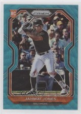 2021 Panini Prizm Tier II Teal Wave Prizm Jahmai Jones #130 11gl