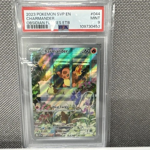 2023 POKEMON SVP EN-SV BLACK STAR PROMO #044 CHARMANDER PSA 9