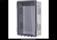 ABS Electrical Junction Box, Ventilated Design, Cable Grommets, IP65 Waterproof 