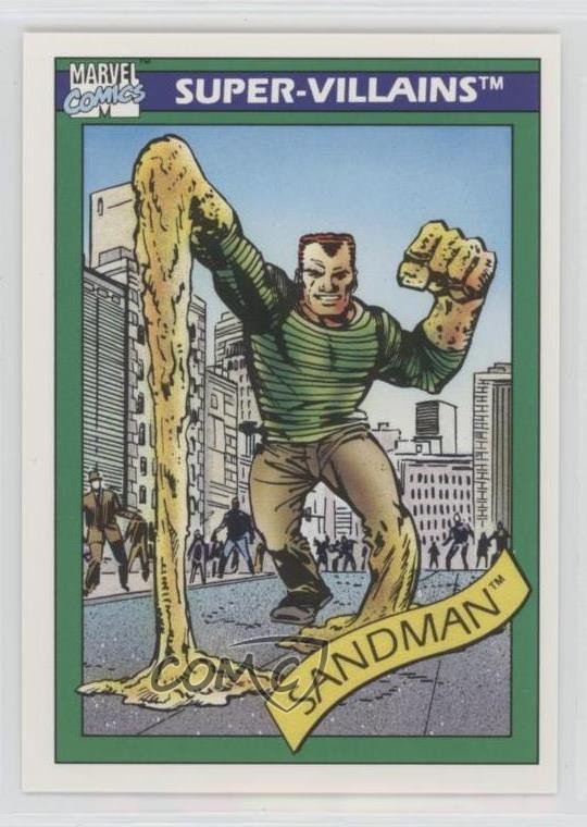 1990 Impel Marvel Universe Super-Villains Sandman #66 0d08