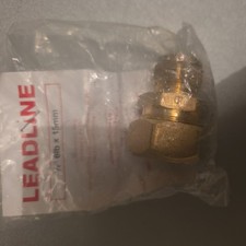 Leadline 1/2" 6 lb x 15mm Lead to Copper MDPE Compression Fitting - NEW