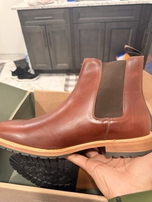Nisolo Men's Brown Marco Everyday Chelsea Leather Boots $268 NEW SZ 12.5