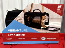 PET CARRIER Small Airline Approved Soft-Sided Vibrant Life Breathable Mesh Fold