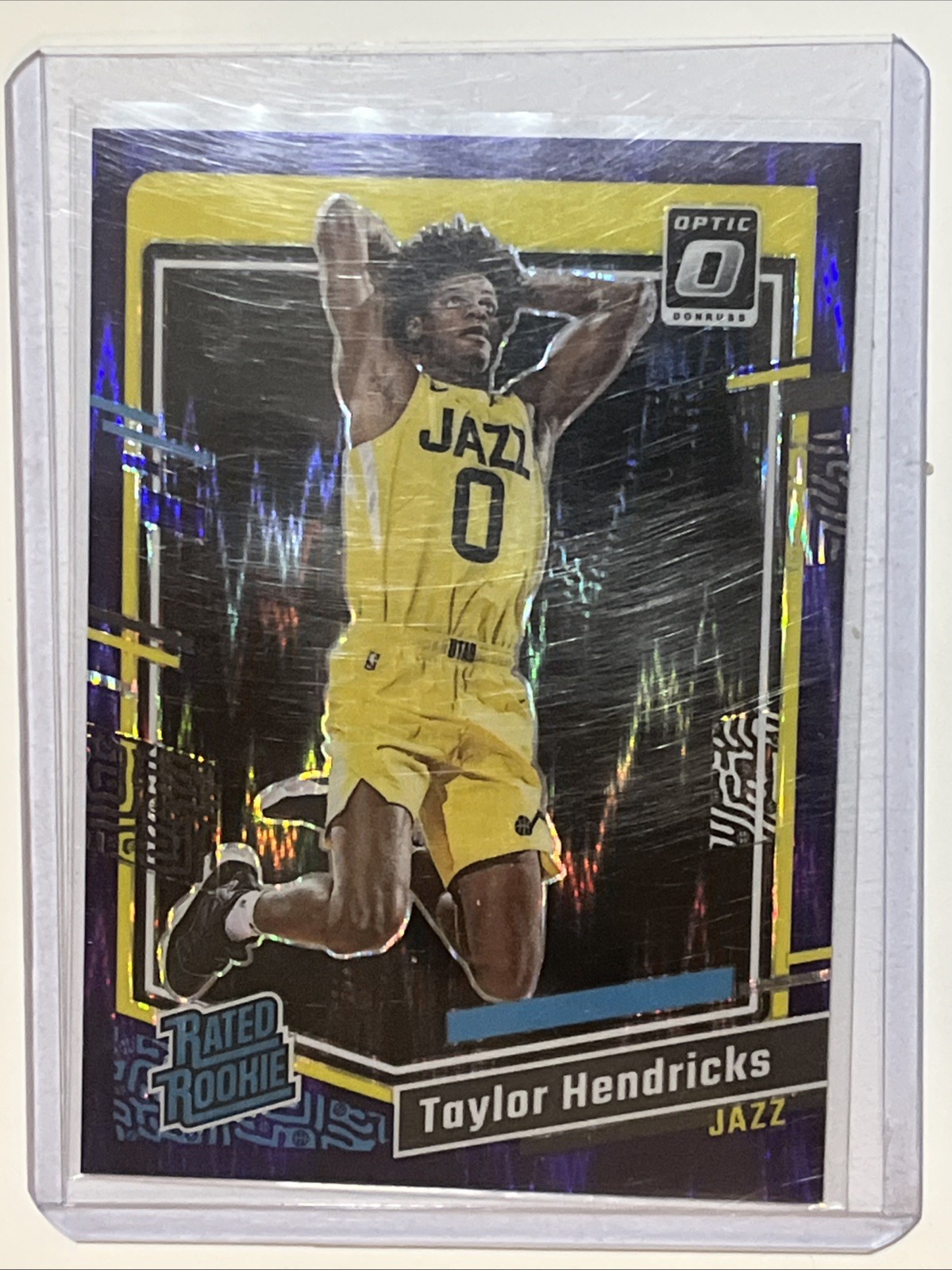 2023 Donruss Optic Taylor Hendricks Purple Shock Rated Rookie RC #233