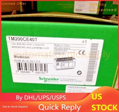 1PC- Schneider TM200CE40T Modicon Logic Controller, Transistor output 24VDC- NEW