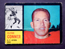 Clyde Conner #156 Topps 1962 Football Card (San Francisco 49ers)