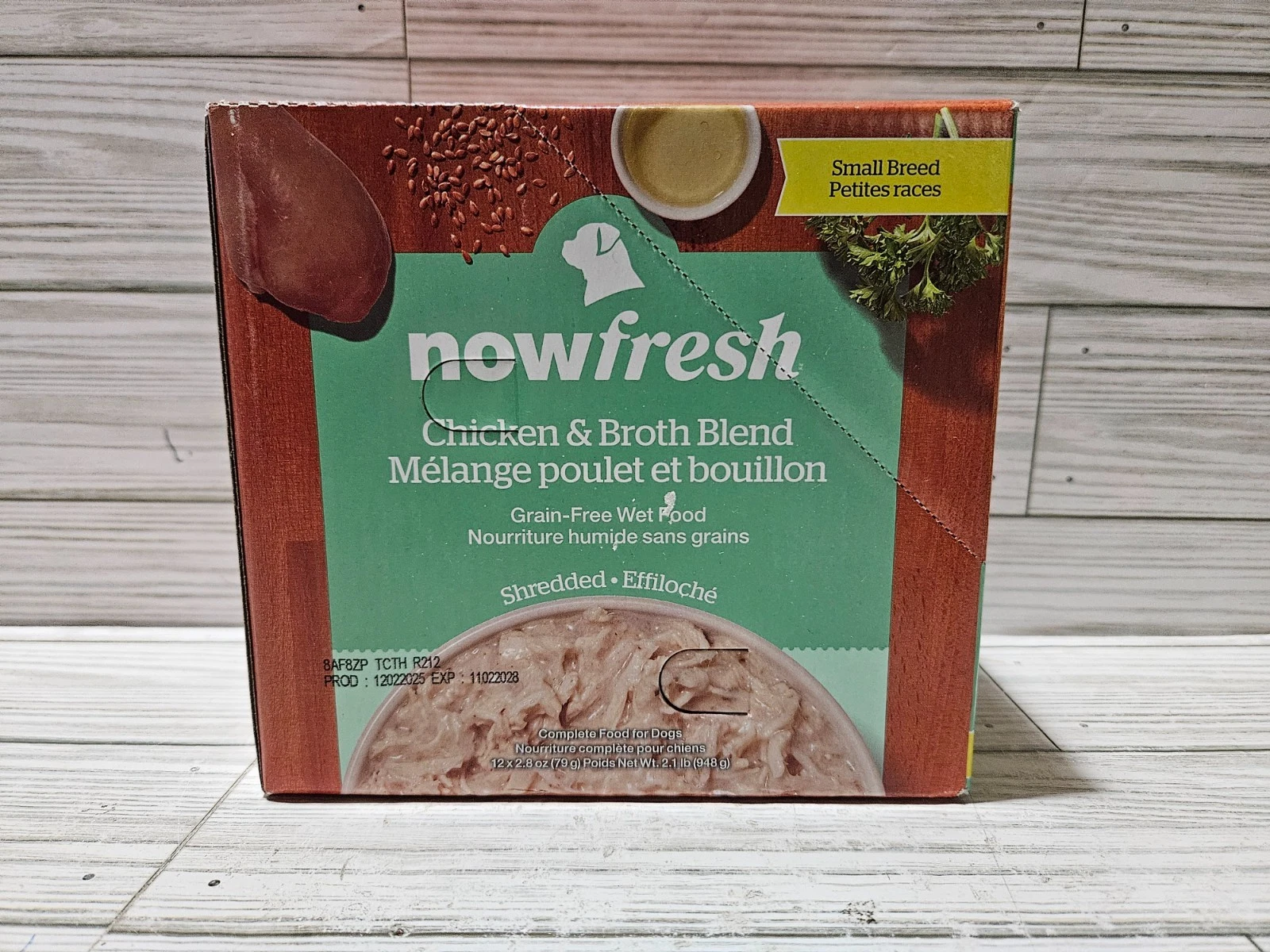 Now Fresh Grain-Free Wet Food for Dogs Chicken & Broth Blend Small Breed 12/2025