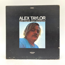 Alex Taylor With Friends And Neighbors vinyl LP Capricorn SD860 1971 VG+/G+