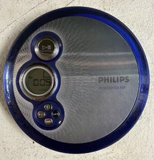 Philips AX2412/17 Portable CD Player ESP Discman Working Blue