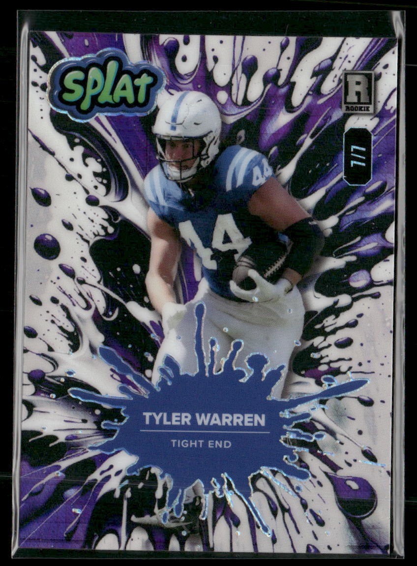 2025 Wild Card Splat Beakers Brick - Purple Prism #SBPUR01-TW Tyler Warren #/7