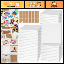 60 PCS 4" White Unglazed Ceramic Tiles for Crafts, Coasters, DIY Painting  Deco