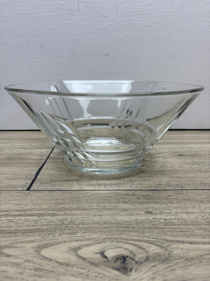 Ensaladera Luminarc Arizona de colección 10" vidrio transparente hecho en EE. UU. NUEVO ver fotos Foto 4 de 4