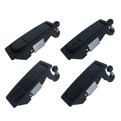 Portable Interior Security Door Lever Panel Lock Compression Latch Cabinet Lock