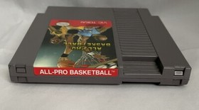Authentic Nintendo NES All Pro Basketball Game Cartridge Only.