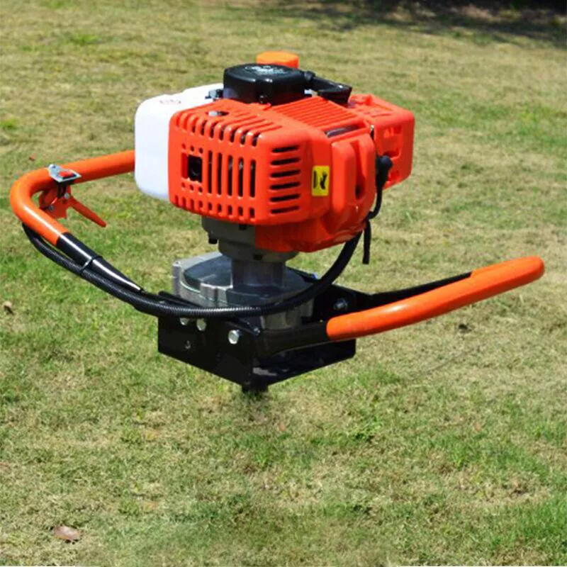 52CC 2 Stroke Earth Auger Digging Machine Gas Powered Post Hole Digger 1900W