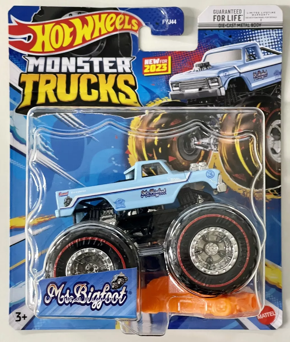 Hot Wheels Car Monster Trucks Big Foot Connect And Crash Car Collector  Edition Metal Diecast Model Cars Kids Toys Gift