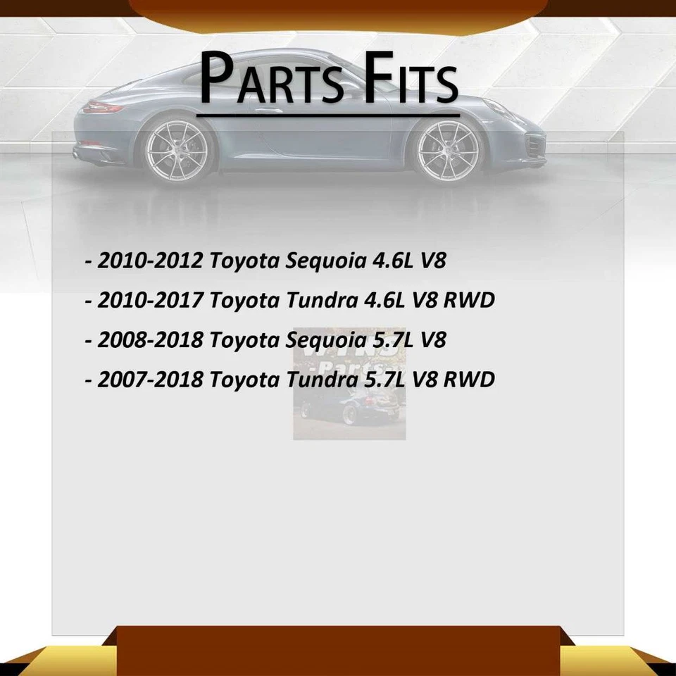 Передние крепления анкерного двигателя переднего привода для Toyota Tundra 5,7 л 2007-2018 годов выпуска 2x - Изображение 2 из 4