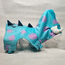 Arnés Sulley Disfraz Capucha Cuernos Mediano Parques Disney Pixar Monsters Inc Mascota Perro