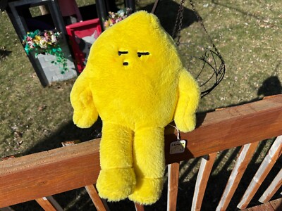 Rare Lemon8 App Hmm Suspicious Plush Yellow 16''