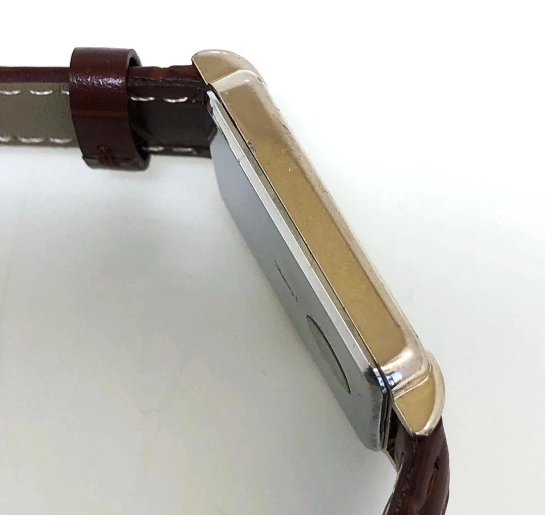 SAINT LAURENT (YSL) OROLOGIO YVES SAINT LAURENT LOGO RETTANGOLARE 4 797621 MOLTO RARO DAL GIAPPONE