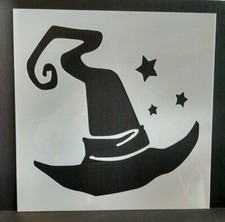 Stencil HALLOWEEN WITCHES HAT Paint Template Signs Shirt Costume 11.5" x 11.5"