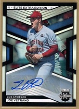 2023 Panini Elite Extra Baseball Joe Vetrano Rookie Auto No 124