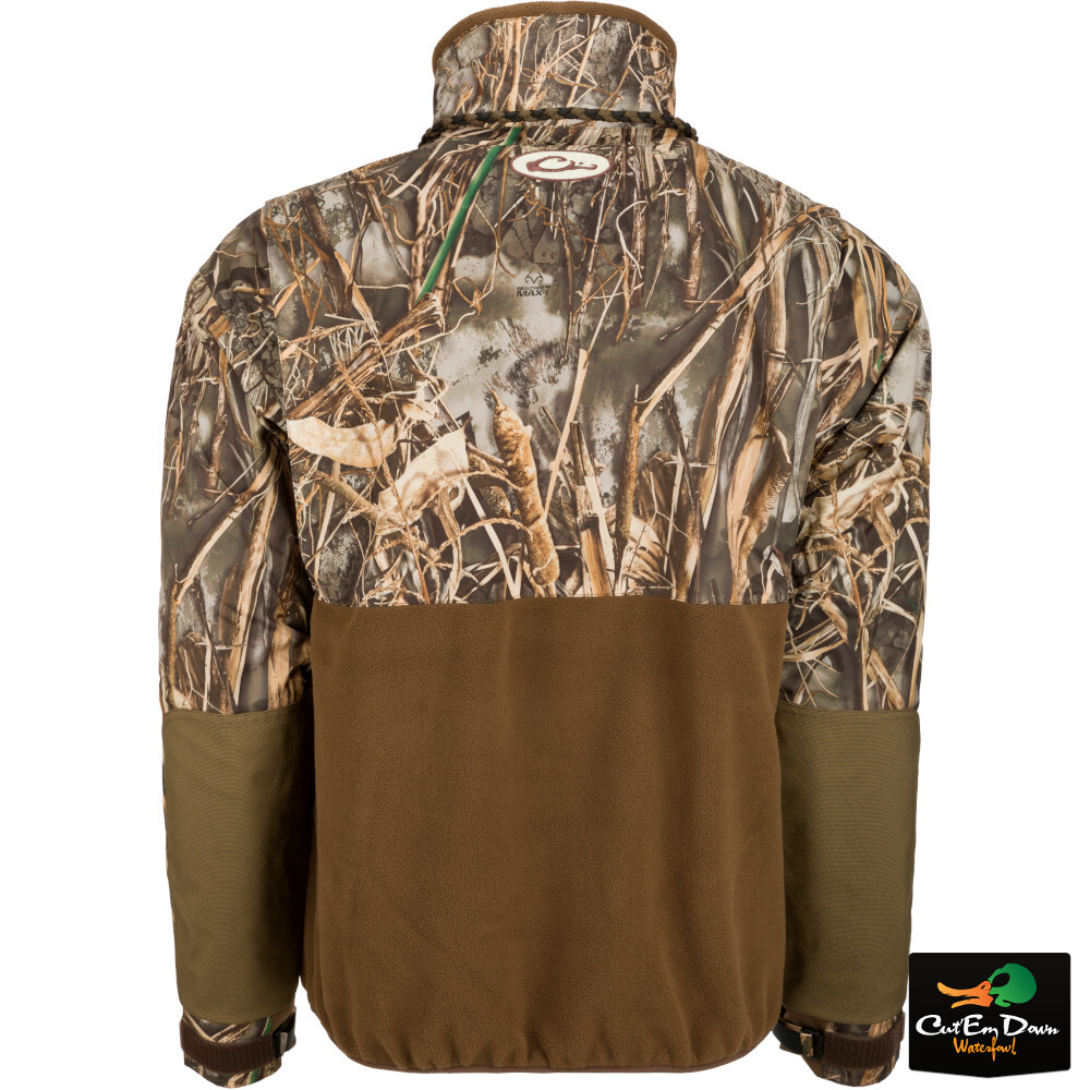 DRAKE WATERFOWL MST GUARDIAN EQWADER FLEX FLEECE 1/4 ZIP - CAMO
