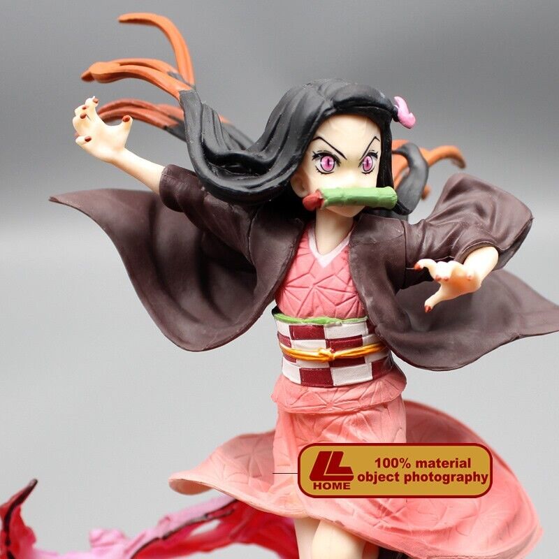 Anime Demon Slayer Kimetsu no Yaiba Kamado Nezuko Fierce fight Figure Toy  Gift