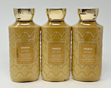 3 NEW BATH  BODY WORKS DAHLIA DAILY NOURISHING BODY LOTION CREAM HAND 8OZ SHEA