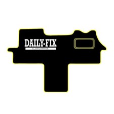 VAN MAT FOR FIAT DUCATO MOTORHOME 2015 & ON ALL WEATHER TAILORED BLACK CARPET