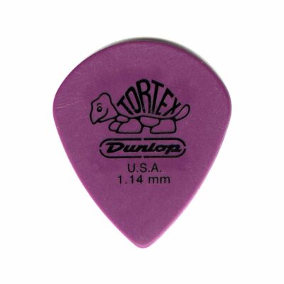DUNLOP Tortex Jazz III XL Picks, Player's Pack, 12 pcs., purple, 1.14 mm