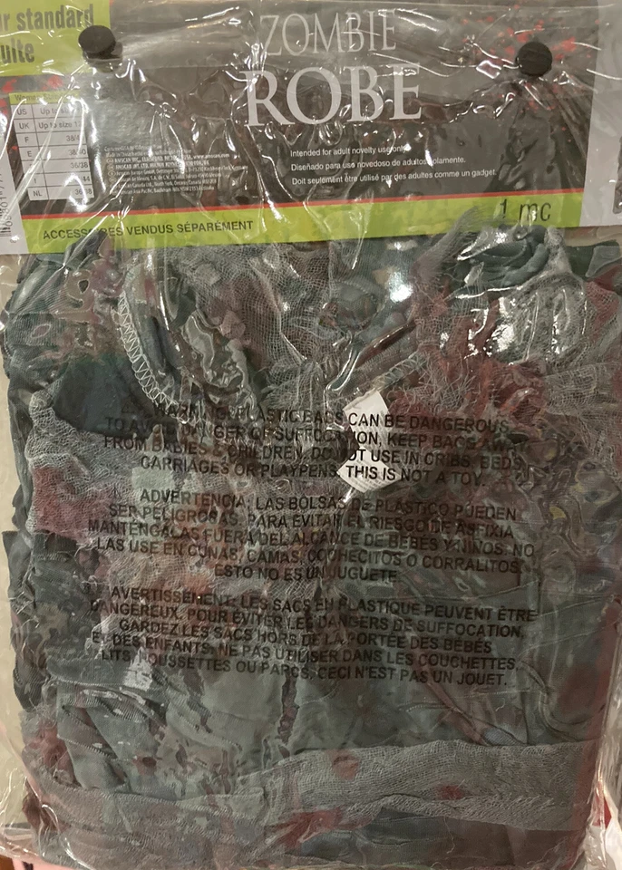 NEW Amscan 847435 Sexy Zombie Dress, Adult Standard Upto size 8 - Image 4 of 4