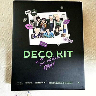 BTS] 2022 BTS DECO KIT WITH OUR UNIVERSE ARMY SET K-POP (NO RAMDOM