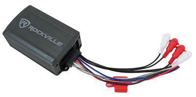 Rockville PS20 2 Channel ATV/UTV/Motorcycle Bluetooth Amplifier IP65 Micro Amp